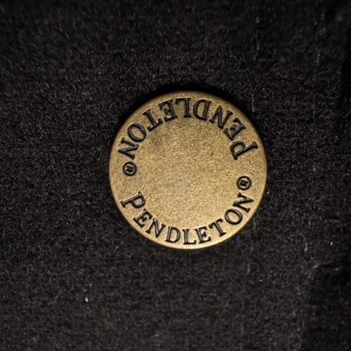 Vintage Pendleton Wool Jacket Small Black Woolen Mills Button Zipper Pockets - Picture 11 of 14