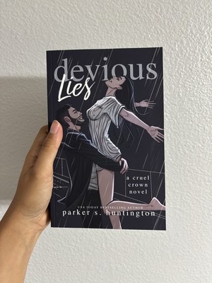 SIGNED Novel Grounds Devious Lies by Parker S. Huntington