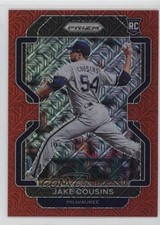 2022 Panini Prizm Tier II Red Mojo Prizm 28/149 Jake Cousins #199 0q3