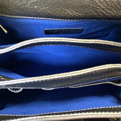 Mauro Governa Leather Gold Hand Tote Bag | eBay