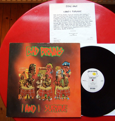 BAD BRAINS   I And I Survive + Insert with lyrics and credits H.R. 1982 England
