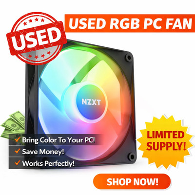 NZXT F120 RGB Core - 120Mm Hub Mounted RGB Fan - 8 Individually Controllable Led