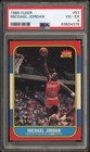1986 Fleer Michael Jordan #57 PSA 4