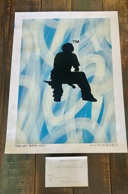 Chad Muska Signed Pop Art Series 9/18 COA