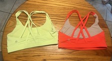 Lululemon Athletic sports bras (lot of 2) No Size S? XS ? See Measurements.