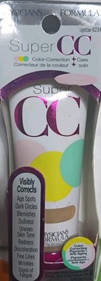 New Physicians Formula Super CC+ Color-Correction +Care CC+ Cream SPF 30, Light 