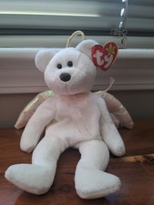 Ty Beanie Baby Halo the Angel Bear plush w tag