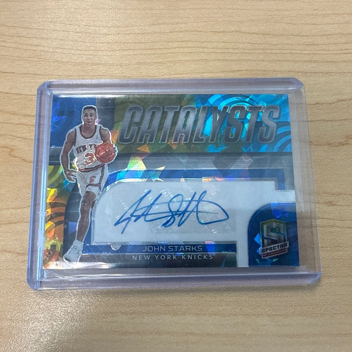 John Starks Basketball Original Autographed Sports Trading Cards 