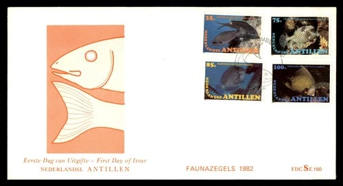 Mayfairstamps Netherlands FDC 1982 Fish Combo First Day Cover aax_38269