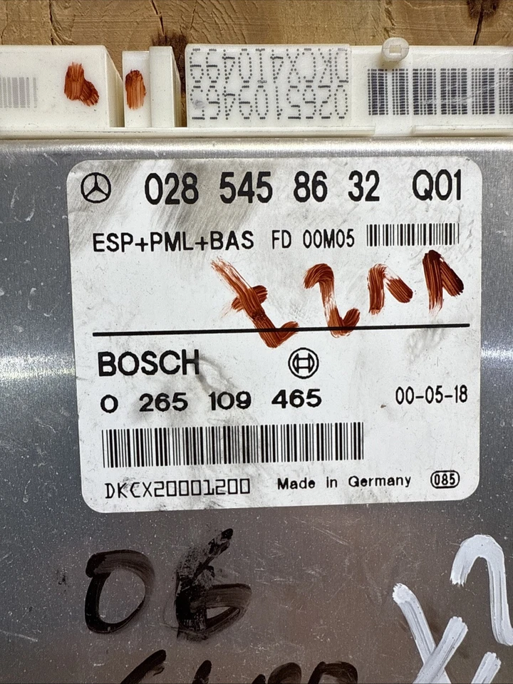 2000-2006 Mercedes Benz W220 W215 CL600 S600 S55 S CL Class ESP PML BAS Module - Image 2 of 4