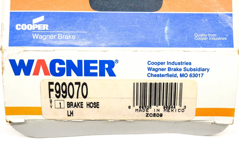Manguera hidráulica de freno Wagner F99070 para Chrysler Dodge Plymouth NOS Foto 3 de 3