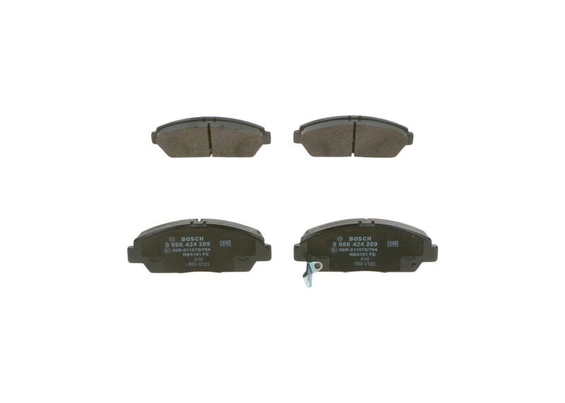 Plaquettes de frein à disque BOSCH 0986424289 pour modèles HONDA Civic