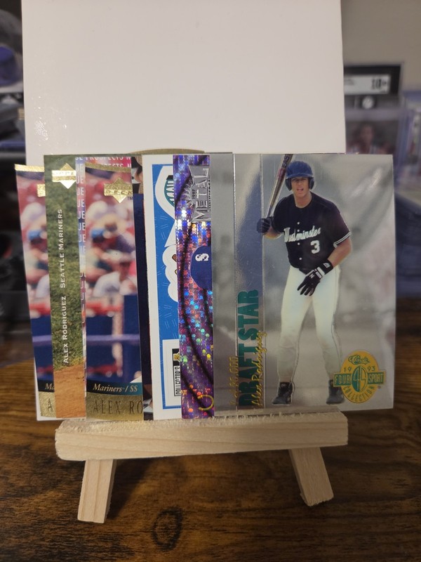 Alex Rodriguez Lot 8 Card Lot Featuring Rookies, Please Read Description 