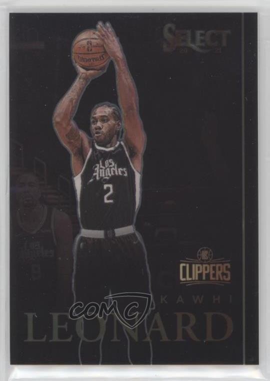2020-21 Panini Select Artistic Selections Kawhi Leonard #9 0a6