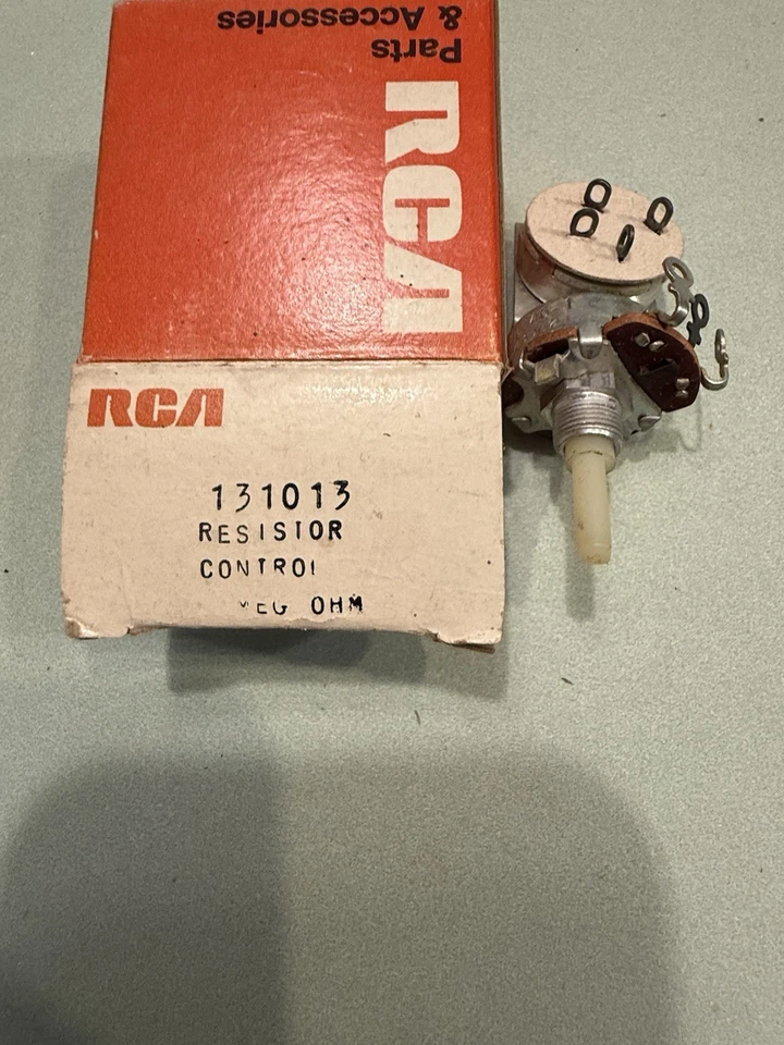 NOS RCA 131013 Potentiometer 1 Meg Ohm Resistor Control - Image 4 of 4
