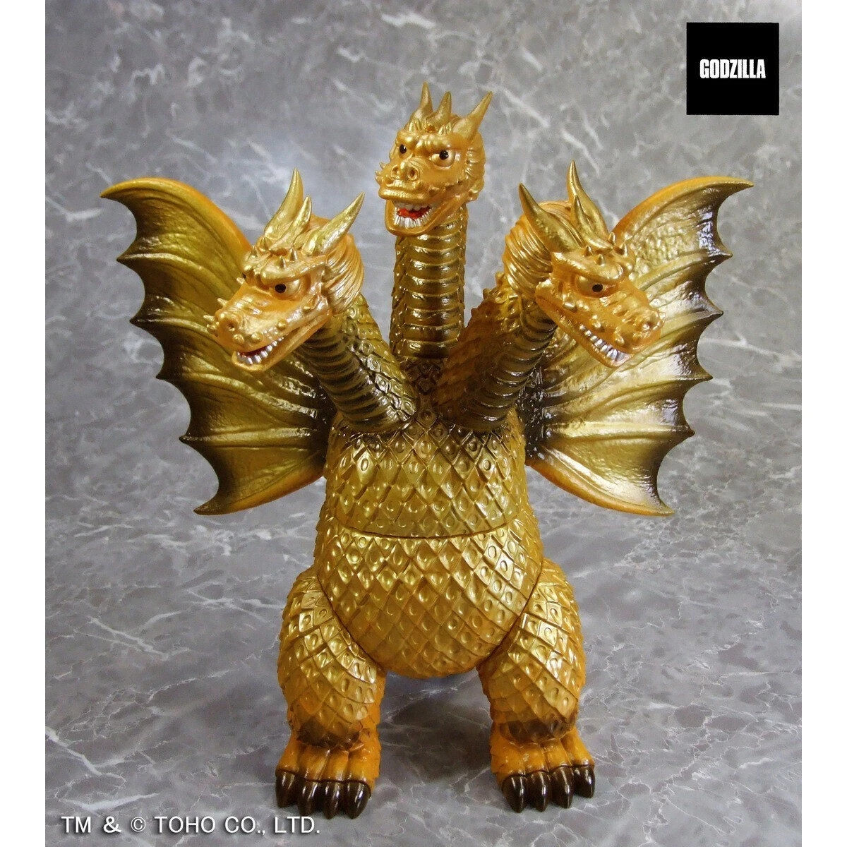 Great Saurus King Ghidorah NEW Art Storm Bandai Poppy Soft Vinyl