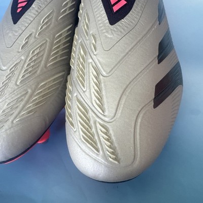 Adidas Predator Elite Laceless SG Soccer Cleats Men's Sz 7 Silver