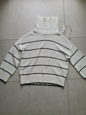 Comma Rollkragenpullover Gr.36 Oversized Pullover Weiß Top