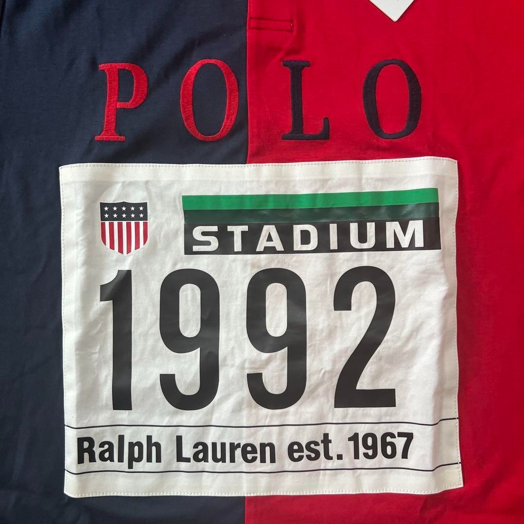 Polo Ralph Lauren Stadium 1992 Polo Shirt M Vintage Rare Collectors Item image 2
