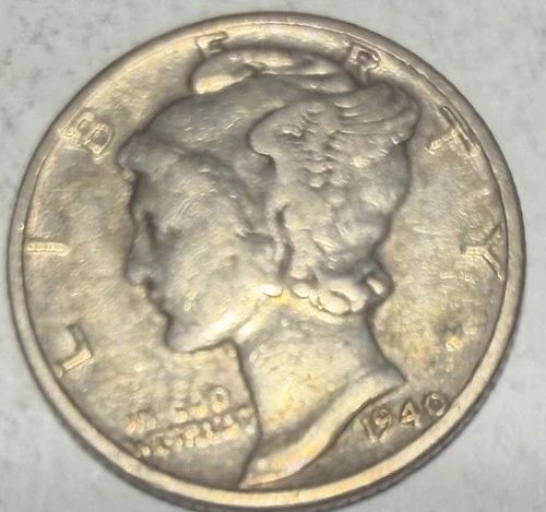 1940 10C Mercury Dime
