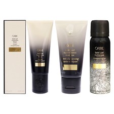 Oribe Gold Dry Shampoo Repair Restore Conditioner Transformative Masque-3 Pc Kit