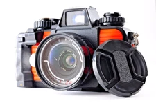 Shatter + Meter OK **As-is** Nikon Nikonos V Orange + UW Nikkor 28mm f/3.5 Japan