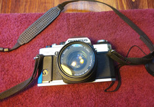 Olympus OMG 35mm Film Camera w/ Zuiko Auto-S 50mm 1.8 Lens, Tested