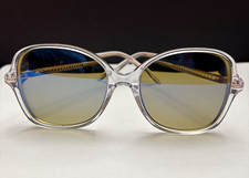 Vintage Lancel Paris Frames Specs 70s 80s Oversized Clear Gold Frame France