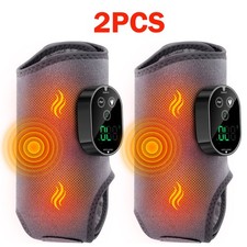 2 Pack Electric Foot Ankle Massager Pain Relief 6 Heat Levels, 3 Vibration Modes