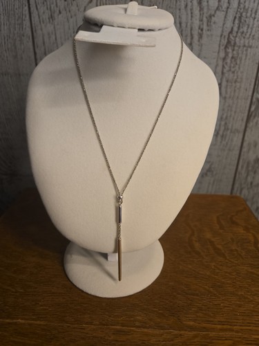 Retired Silpada "Water's Edge" Lariat Necklace N3231 925 Sterling Silver Italy