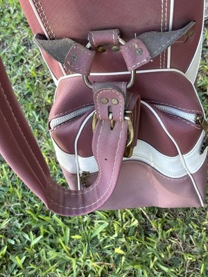 Vintage Hot Z ProGroup Golf Cart Bag 6-Way Divider Made USA Pink