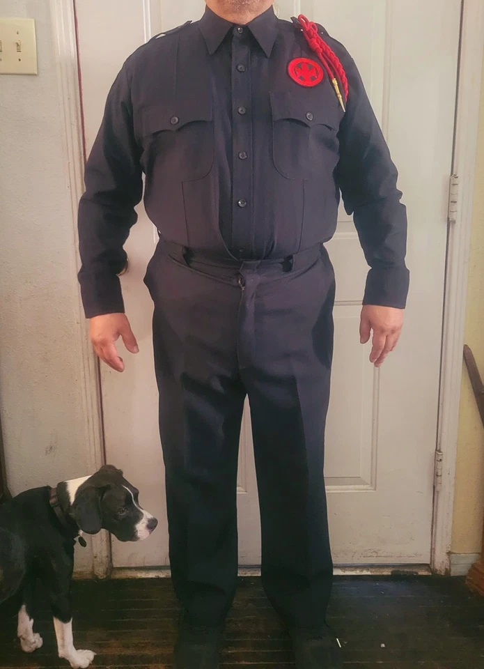 Camisa do Departamento de Polícia de Los Angeles (ELBECO DUTY PLUS) Calça (FLYING CROSS) Nova Com Etiqueta - Imagem 2 de 4