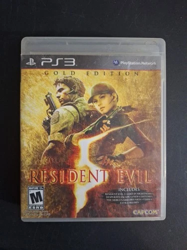 Resident Evil 5 - Gold Edition (Sony PlayStation 3, PS3) Complete With Manual