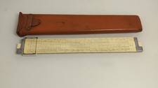 Vintage K&E Slide Rule w/ Leather Case Keuffel & Esser Co Made In USA Pre-owned 