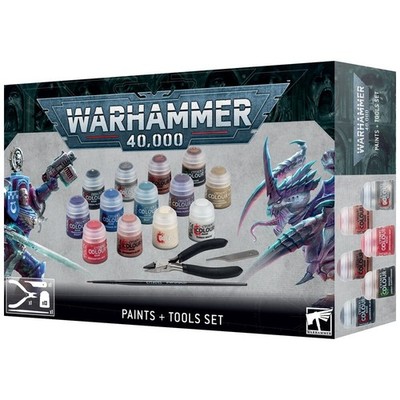 Warhammer 40000 Paint & Tools Set Citadel Miniatures Hobby Kit 60-12