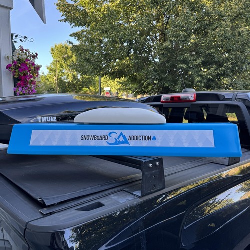 Snowboard Addiction Balance Bar Rail 40in Blue Plastic Jib Snowboard Trainer