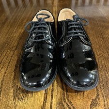 Tip Top Black Formal Dress Shoes Oxford Formal Boys Size 1