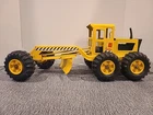 Vintage 1970's Metal Yellow Tonka Grader