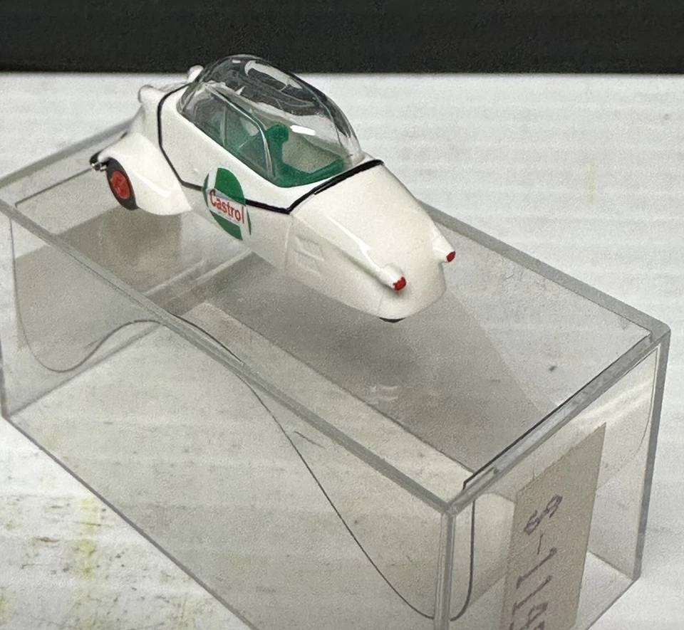 Busch 48803 Messerschmitt Castrol 3 Wheeled Vehicle in Original Box   1:87 scale - Image 3 of 4