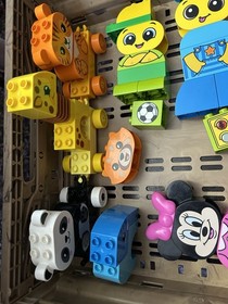 Large Lot Lego Duplo Partial Sets: 10861 Emotions,10897 Minnie,10955 Train,10849