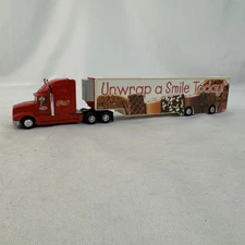 1998 Hot Wheels Little Debbie Semi Truck Tractor Trailer “Unwrap a Smile Today” 