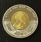 Kazakhstan 2009KMC 100 Tenge Proof Silver Coin: Attila the Hun — photo 1