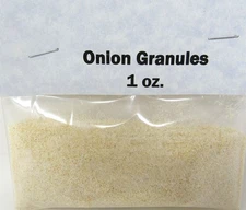 Onion Granules Ground 1 oz Culinary Herb Spice Flavoring Cooking Spice No Salt