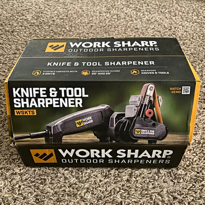 Work Sharp WSKTS Electric Belt Knife & Tool Sharpener 120V 12 in Belt
