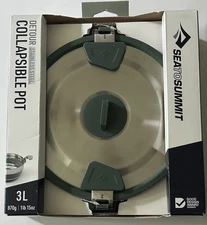 Sea To Summit Detour Stainless Steel Collapsible 3L Pot