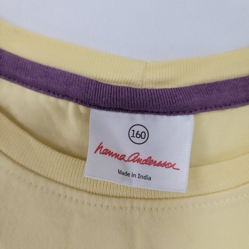 Lot of 3 Hanna Andersson Short Sleeve Summer Shirts Girls Size 160 / 14 Red Blue - Picture 12 of 16