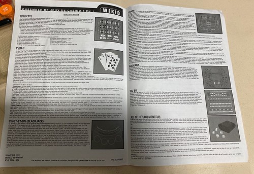 7 in 1 Casino Game Set by WIKID - Picture 15 of 20