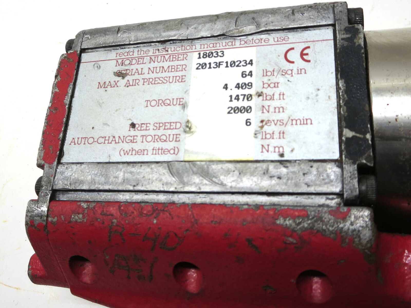 PneuTorque Norbar Air Torque Gun Multiplier 18033 PT 72/2000 Single Speed eBay