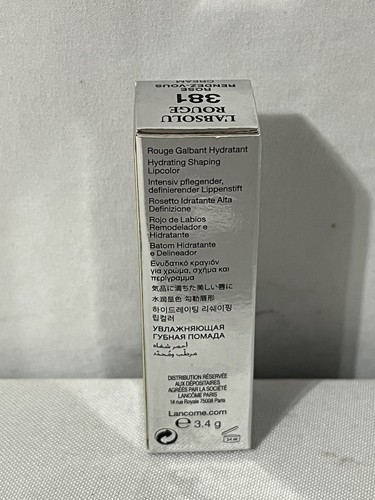 Rossetto Lancome L'ABSOLU ROUGE 381 Rose Rendez-Vous 3,4 g / 0,12 oz - Foto 3 di 4