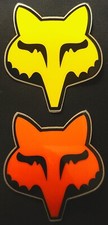 Race Fox Sticker Orangeyellow 2 58 X 3 2 Total Glossy Thick Outdoor Use Race Fox Sticker Orangeyellow 2 58 X 3 2 Total Glossy Thick Outdoor Use